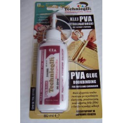 1 x CLEAR PVA ADHESIVE GLUE FOR PAPER CARDBOARD DIY MODELS BOOKS WATER RESISTANT STRONG 80ml NEW TECHNICQLL