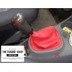 TOYOTA AYGO GEAR GAITER SHIFT BOOT RED GENUINE LEATHER