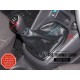FORD B-MAX 2012-2015 CUSTOM GEAR GAITER BLACK LEATHER TURQUOISE BLUE STITCHING NEW