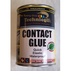 1 x 20ml CONTACT ADHESIVE GLUE - LEATHER RUBBER CORK PLASTIC METAL FELT FAUX LEATHER TECHNICQLL NEW