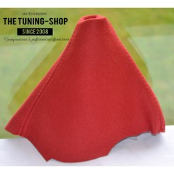 FOR HONDA CIVIC MKIX 2012-2015 GEAR GAITER RED SUEDE