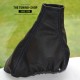 VAUXHALL OPEL OMEGA B  1994-1999 PRE-FACELIFT GEAR GAITER BLACK LEATHER WHITE STITCHING