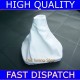 BMW E36 E46 WHITE GEAR GAITER SHIFT BOOT REAL LEATHER NEW