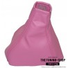 VAUXHALL OPEL CORSA C 2000-2006 GEAR GAITER BABY PINK LEATHER