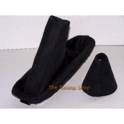 BMW E46 SMG GEAR & HANDBREKE GAITER SHIFT BOOT BLACK SUEDE