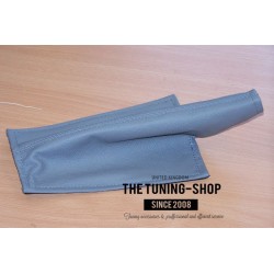 FOR MINI COOPER CLASSIC up to 2000 HANDBRAKE GAITER STEEL GREY LEATHER