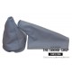 FOR MINI COOPER CLASSIC up to 2000 GEAR GAITER STEEL GREY LEATHER