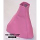 FOR VAUXHALL OPEL CORSA C 2000-2006 GEAR GAITER PINK LEATHER