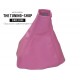 FOR VAUXHALL OPEL CORSA C 2000-2006 GEAR GAITER PINK LEATHER