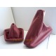 BMW E46 TANINRED LEATHER GEAR & HANDBRAKE GAITERS BOOTS 99-05