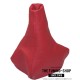 FOR Mitsubishi 3000 GT Z16A / GTO 1991-2000 HANDBRAKE GAITER RED LEATHER EMBROIDERY BLACK STITCHING