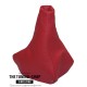 FOR Mitsubishi 3000 GT Z16A / GTO 1991-2000 HANDBRAKE GAITER RED LEATHER EMBROIDERY BLACK STITCHING
