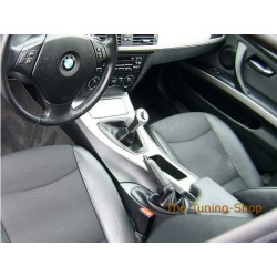 FOR BMW E90 E91 E92 E93 M3 GEAR HANDBRAKE GAITERS REPLACEMENT BOOTS BLACK LEATHER NEW