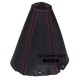FOR TOYOTA AVENSIS 2003-2008 5 speed GEAR GAITER BLACK LEATHER EMBROIDERY RED STITCHING