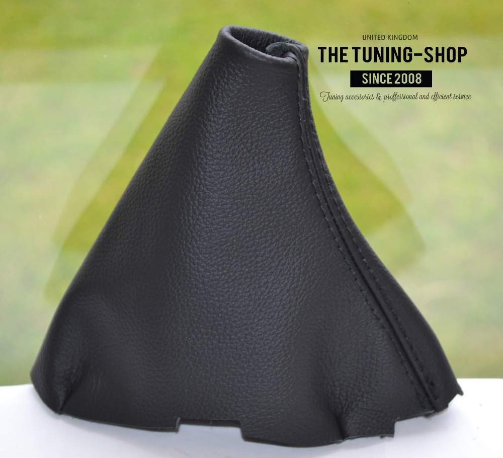 The Tuning-Shop Ltd Leather Gear Gaiter Black 