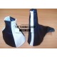 FOR VAUXHALL OPEL ASTRA MK4 GEAR HANDBRAKE GAITER BLACK IVORY LEATHER 