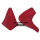 FOR  MG MGF 95-00 GEAR & HANDBRAKE GAITER BRIGHT RED LEATHER 