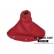  FOR AUDI TT 98-06 GEAR GAITER SHIFT BOOT RED LEATHER