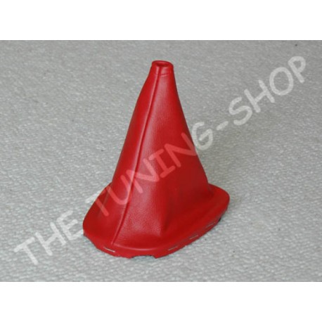  CITROEN C1 GEAR GAITER SHIFT BOOT RED GENUINE LEATHER NEW