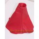 CITROEN C2 GEAR GAITER SHIFT BOOT RED GENUINE LEATHER NEW