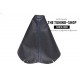 FOR NISSAN 200SX S14 SILVIA GEAR GAITER BOOT LEATHER BLUE STITCH
