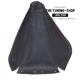 FOR NISSAN 200SX S14 SILVIA GEAR GAITER 4 PIECES BLACK LEATHER