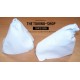 FOR PEUGEOT 508 2010-2015 6 SPEED MANUAL WHITE LEATHER GEAR HANDBRAKE GAITER 