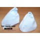 FOR PEUGEOT 508 2010-2015 6 SPEED MANUAL WHITE LEATHER GEAR HANDBRAKE GAITER 