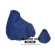 FOR BMW E46 SMG BLUE LEATHER GEAR & HANDBRAKE GAITERS BOOTS