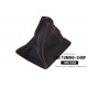 FOR NISSAN SKYLINE R32 GEAR GAITER SHIFT BOOT LEATHER RED STITCH