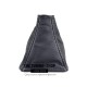 FOR LEXUS IS IS220 2005-2013 MANUAL GEAR GAITER BLACK LEATHER BLUE STITCHING