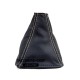 FOR LEXUS IS IS220 2005-2013 MANUAL GEAR GAITER BLACK LEATHER TAN STITCHING