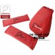 FOR AUDI A4 B7 2005-2007 RED LEATHER GEAR GAITER NURBURGRING EMBROIDERY