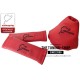  FOR AUDI TT 2006-2013 GEAR GAITER RED LEATHER NURBURGRING EMBROIDERY