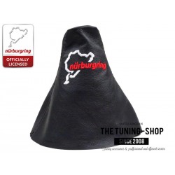FOR FORD FIESTA MK6 GEAR GAITER LEATHER LARGE EMBROIDERY NURBURGRING