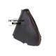 FOR BMW X3 E83 2003-2010 AUTOMATIC GEAR GAITER BLACK LEATHER M3 COLOURS STITCHING