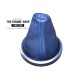 FOR FORD FIESTA MK6 FUSION GEAR GAITER BLACK LEATHER BLUE STITCHING
