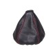 FOR BMW Z3 GEAR GAITER SHIFT BOOT REAL LEATHER RED STITCH