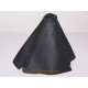 GEAR GAITER / SHIFT BOOT MADE FROM GENUINE BLACK LEATHER WITH RED STITCH Fits HONDA ACCORD mk3 (1985-1989) only