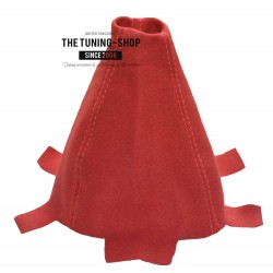 HONDA CIVIC COUPE 2001-2006 GEAR GAITER RED SUEDE