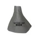 FOR VAUXHALL OPEL ZAFIRA B 2005-2011 GREY LEATHER GEAR GAITER BOOT COVER  