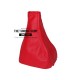 FOR  VAUXHALL OPEL CORSA B 93-00 GEAR GAITER RED LEATHER