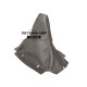 FOR MERCEDES C CLASS W204 07-14 UTOMATIC GEAR GAITER BLACK LEATHER WITH WHITE STITCH