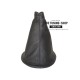 FOR TOYOTA YARIS 99-03 GEAR GAITER SHIFT BOOT BLACK LEATHER