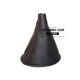 FOR TOYOTA YARIS 99-03 GEAR GAITER SHIFT BOOT BLACK LEATHER