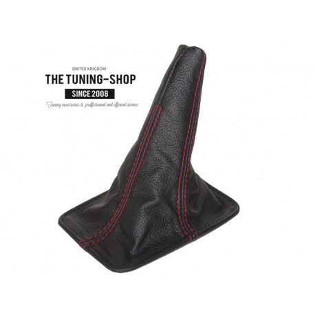 FOR  TOYOTA CELICA 94-98 GEAR GAITER LEATHER RED STITCHING