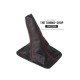 FOR  TOYOTA CELICA 94-98 GEAR GAITER LEATHER RED STITCHING