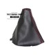 FOR SEAT Mii 2011+ GEAR GAITER BLACK LEATHER 