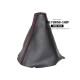FOR SEAT Mii 2011+ GEAR GAITER BLACK LEATHER 