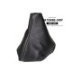 FOR  VW POLO 9N 9N2 02-09 GEAR GAITER SHIFT BOOT LEATHER GREY STITCH